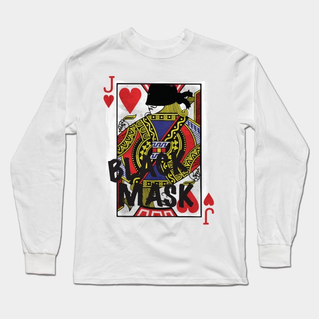 Who is the Black Mask? Long Sleeve T-Shirt by mikevetrone